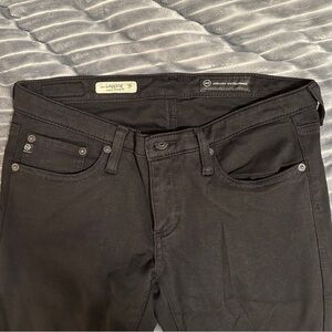 Black AG super skinny leggings 27R